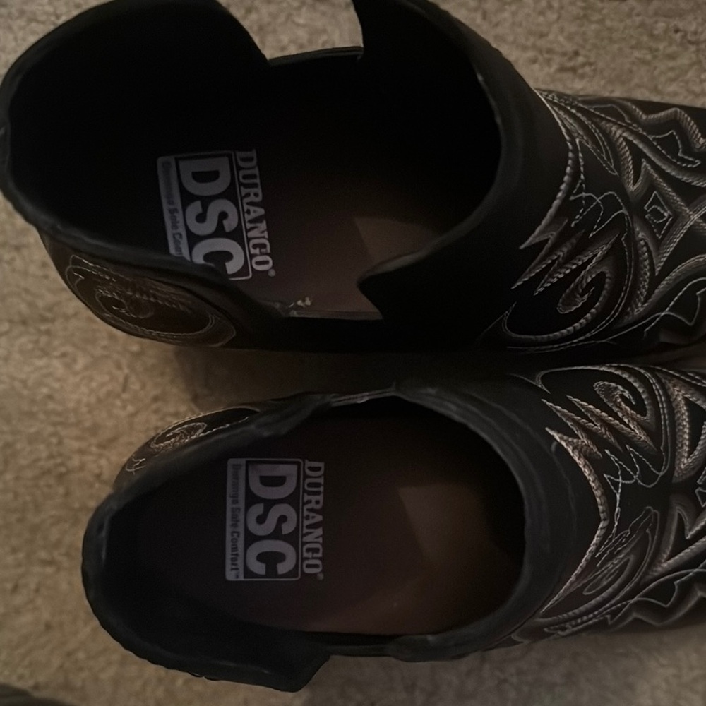 Black Durango Boots - Picture 3 of 3